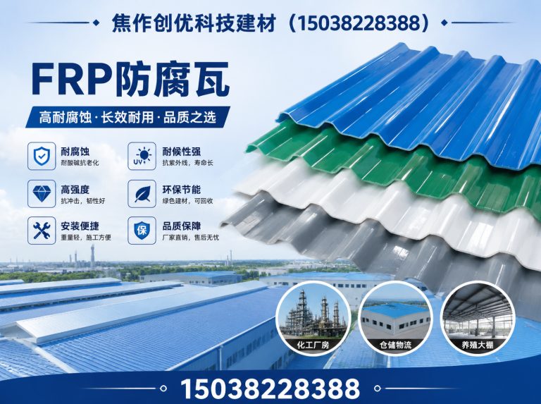 滦州市FRP防腐瓦展示图